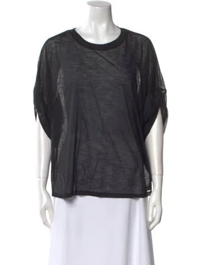 Pre-owned Iro Scoop Neck Short Sleeve T-shirt W/ Tags In Black
