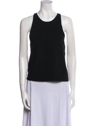 Pre-owned Iro Scoop Neck Sleeveless Top In Black