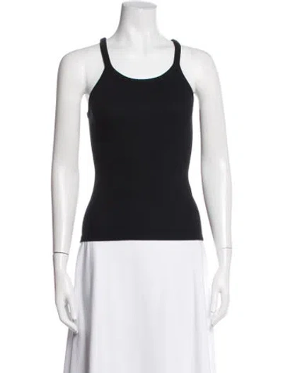 Pre-owned Iro Scoop Neck Sleeveless Top In Black