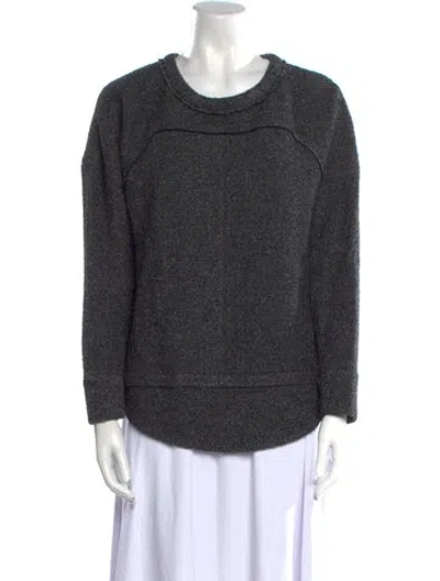 Pre-owned Iro Scoop Neck Sweater In Black