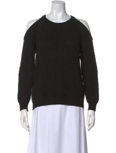 Pre-owned Iro Scoop Neck Sweater In Black