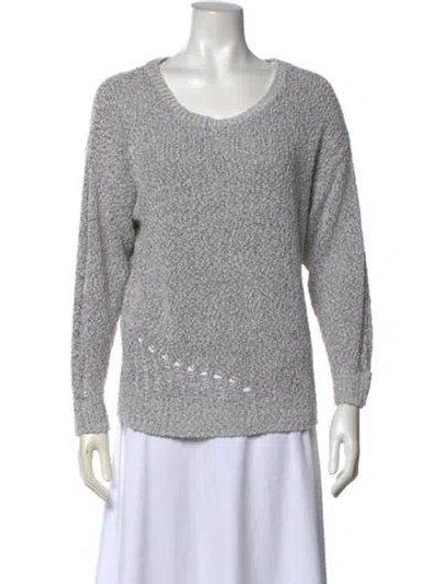 Pre-owned Iro Scoop Neck Sweater In Gray