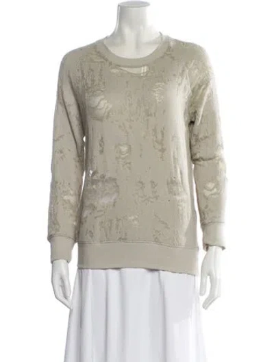 Pre-owned Iro Scoop Neck Sweater In Gray