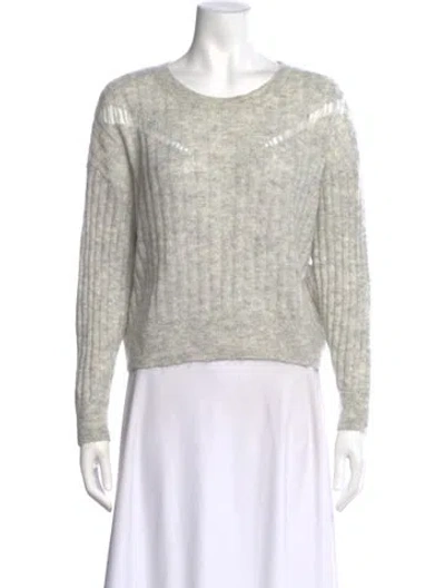 Pre-owned Iro Scoop Neck Sweater In Gray
