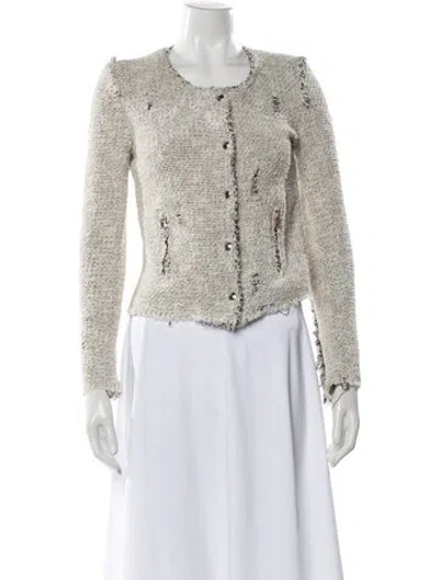 Pre-owned Iro Scoop Neck Sweater In Gray