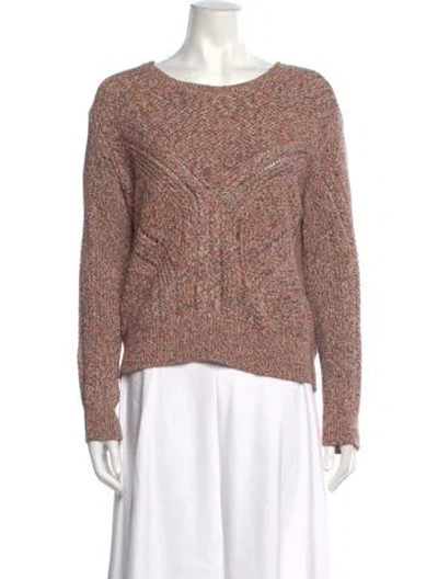 Pre-owned Iro Scoop Neck Sweater In Multi