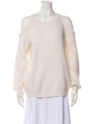 Pre-owned Iro Scoop Neck Sweater In Neutral