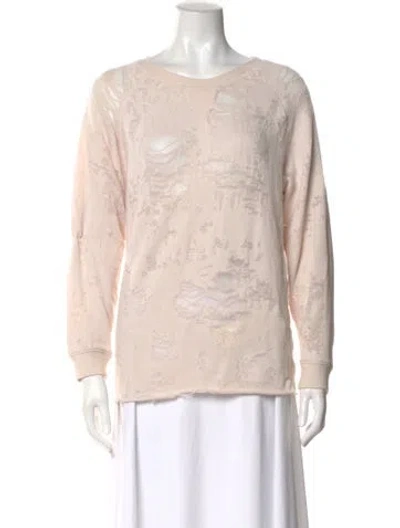 Pre-owned Iro Scoop Neck Sweater In Neutral