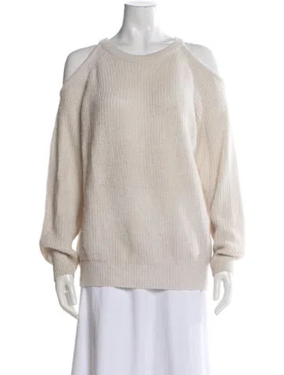 Pre-owned Iro Scoop Neck Sweater In Neutral