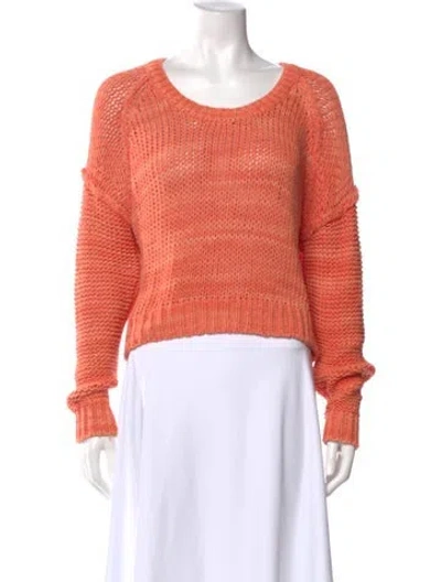 Pre-owned Iro Scoop Neck Sweater In Pink