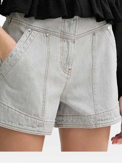 Iro Seam-pocket Shorts In Gray