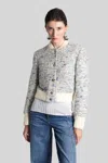 Iro Selim Bomber Jacket In Multicolor Acrylic In Multi