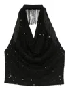 Iro Sequin-embellished Fringe Top In Black