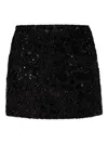 Iro A-line Shape Sequin Embellishment Mini Length In Black