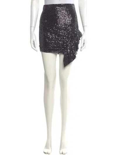 Pre-owned Iro Sequin Embellishments Mini Skirt In Multi