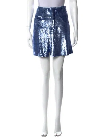 Pre-owned Iro Sequin Embellishments Mini Skirt W/ Tags