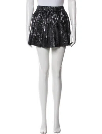 Pre-owned Iro Sequin Embellishments Mini Skirt W/ Tags In Black