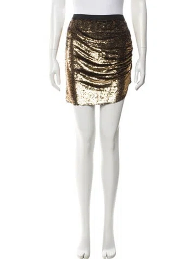 Pre-owned Iro Sequin Embellishments Mini Skirt W/ Tags In Multi
