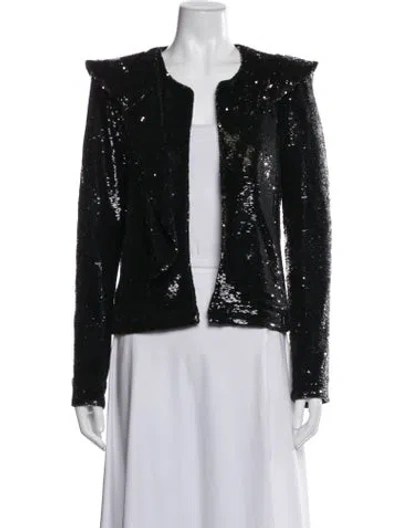 Pre-owned Iro Sequin Evening Jacket In Black