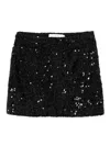 Iro A-line Shape Sequin Embellishment Mini Length In Black