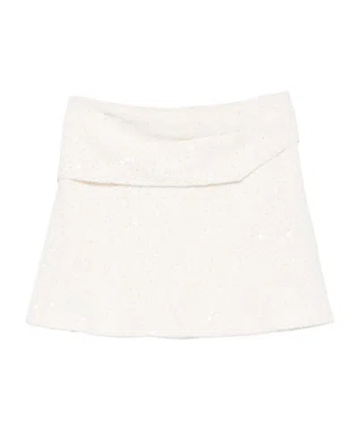 Iro Sequined Skirt In White