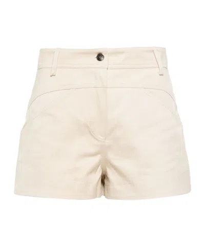 Iro Shaima High-waisted Shorts In White