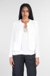 Iro Shavani Casual Jacket In White Cotton