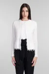 Iro Shavani Casual Jacket In White Cotton In White