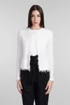 Iro Shavani Casual Jacket In White Cotton In White