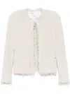 Iro Shavani Cotton Jacket In Neutral