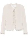 Iro Shavani Cotton Jacket In Neutral