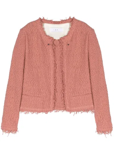 Iro Shavani Cotton Jacket In Pink