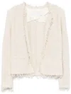 Iro Shavani Cotton Jacket In White