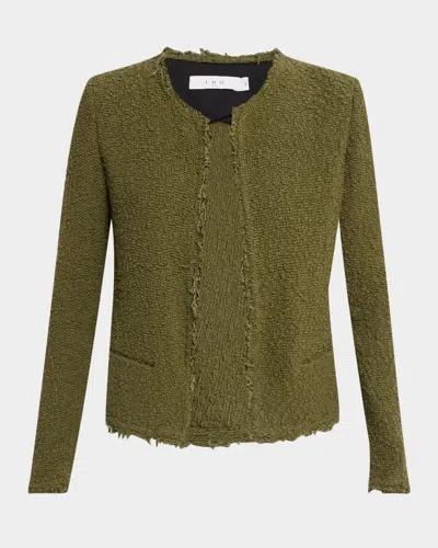 Iro Shavani Open-front Boucle Jacket