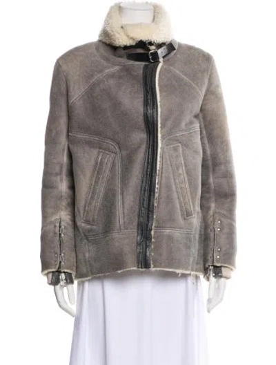 Pre-owned Iro Shearling Fur Jacket In Multi
