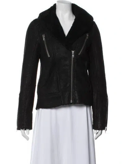 Pre-owned Iro Shearling Fur Jacket In Multi