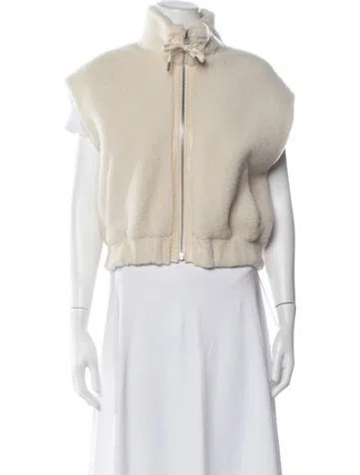 Pre-owned Iro Shearling Vest In Neutrals