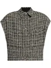 Iro Bianka Casual Jacket In Grey Polyester In Grey