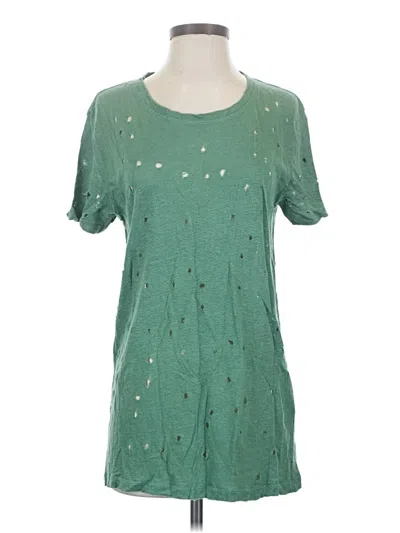 Pre-owned Iro Short Sleeve Blouse In Green