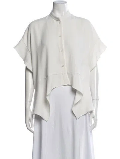 Pre-owned Iro Short Sleeve Blouse In Neutral