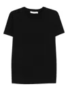Iro Short-sleeve Crew-neck Top In Black