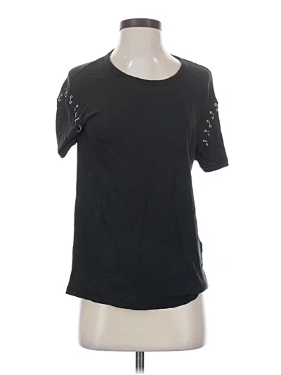 Pre-owned Iro Short Sleeve Top Black Crew Neck Tops