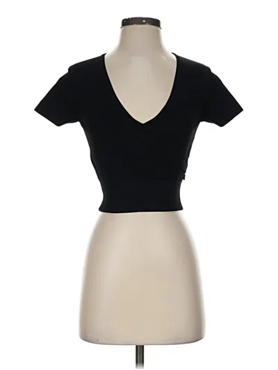 Pre-owned Iro Short Sleeve Top Black Sweetheart Neckline Tops