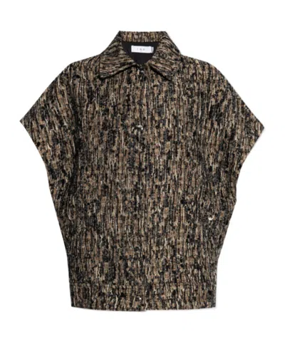 IRO CALIOPA TWEED SHORT-SLEEVED JACKET