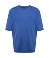 Iro Drop-shoulder Jersey T-shirt In Blue