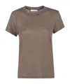 Iro Short-sleeved T-shirt In Brown