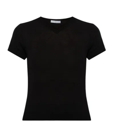 Iro Short-sleeved Knitwear In Black