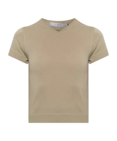 Iro Short-sleeved Knitwear In Brown