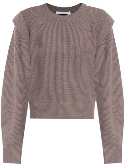 Iro Brown Wool And Cashmere Sweater