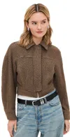 Iro Siara Jacket Mocha Brown In Mocha Brown